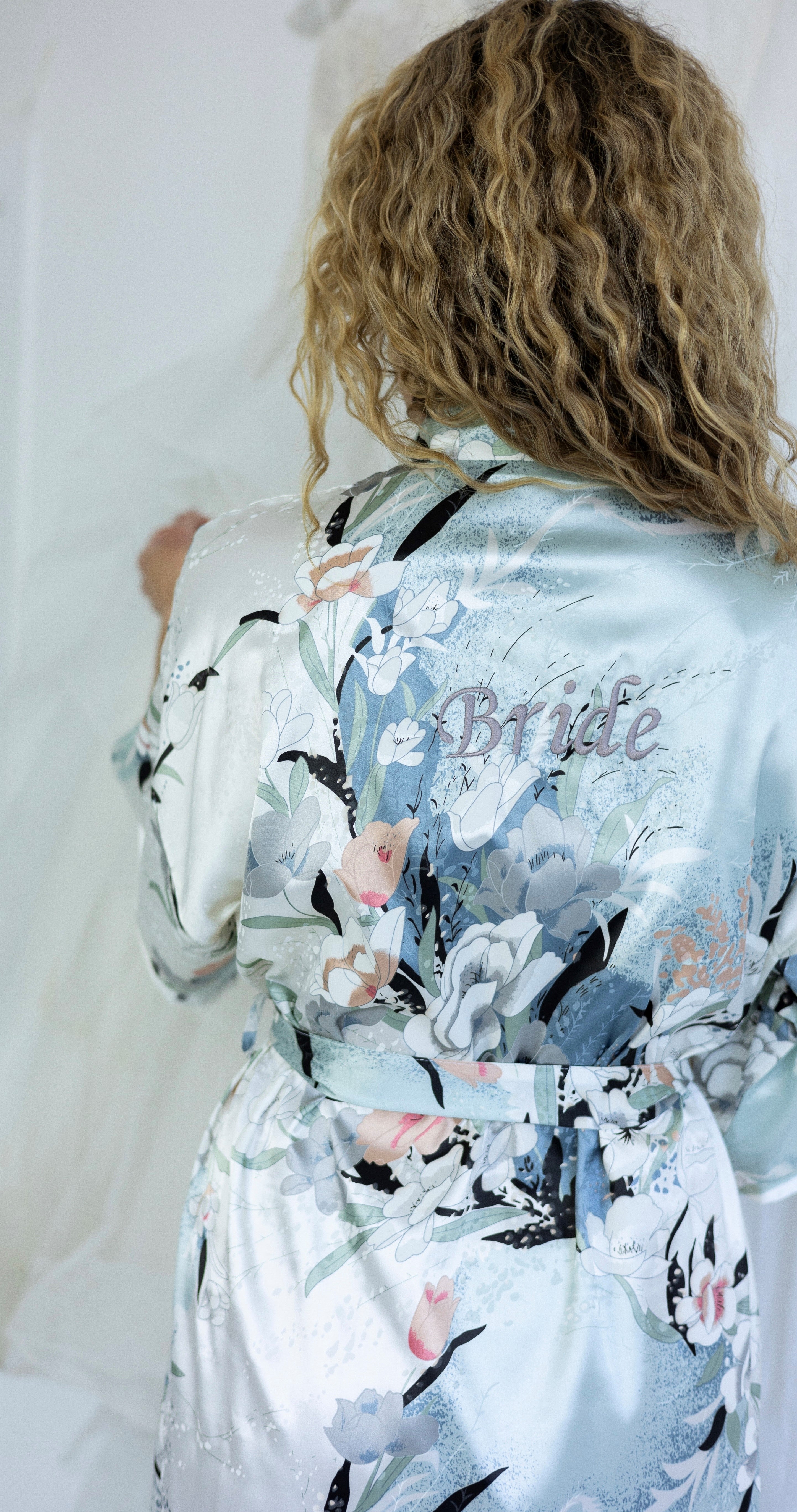 Floral Print Kimono Dressing Gown