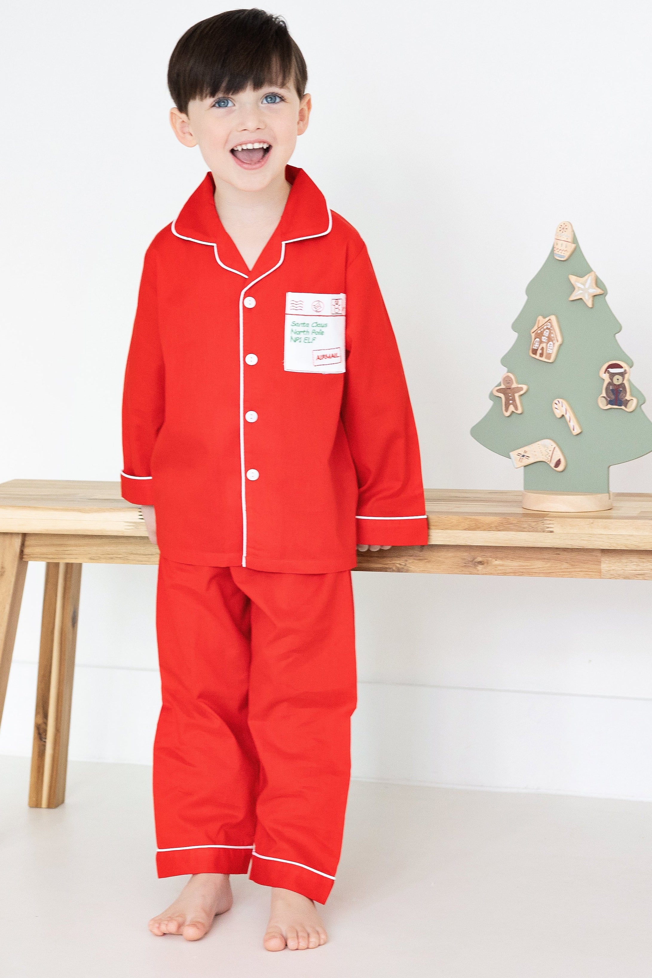 Children's Christmas Letter To Santa Pyjamas