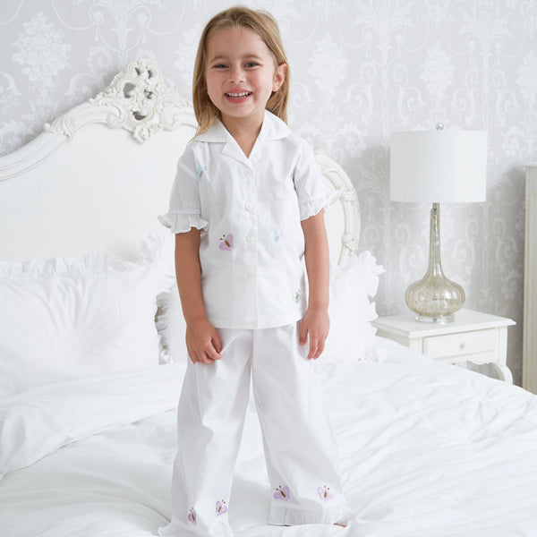 Girl's Cotton Butterfly Pyjama