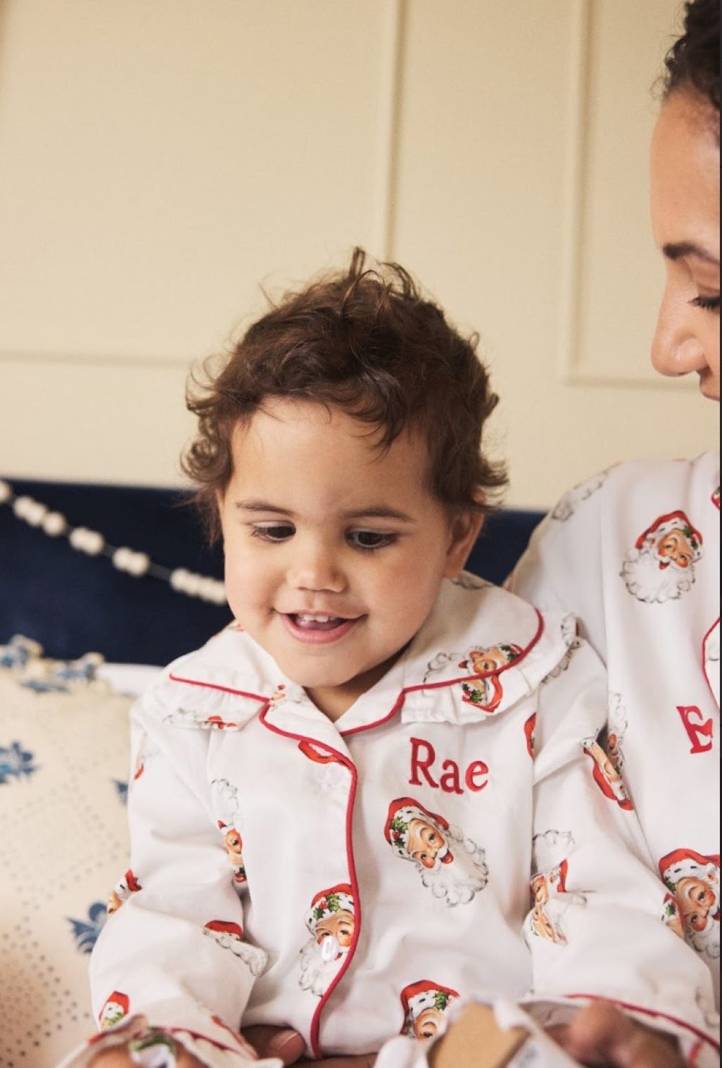 Children's Santa Print Pyjamas