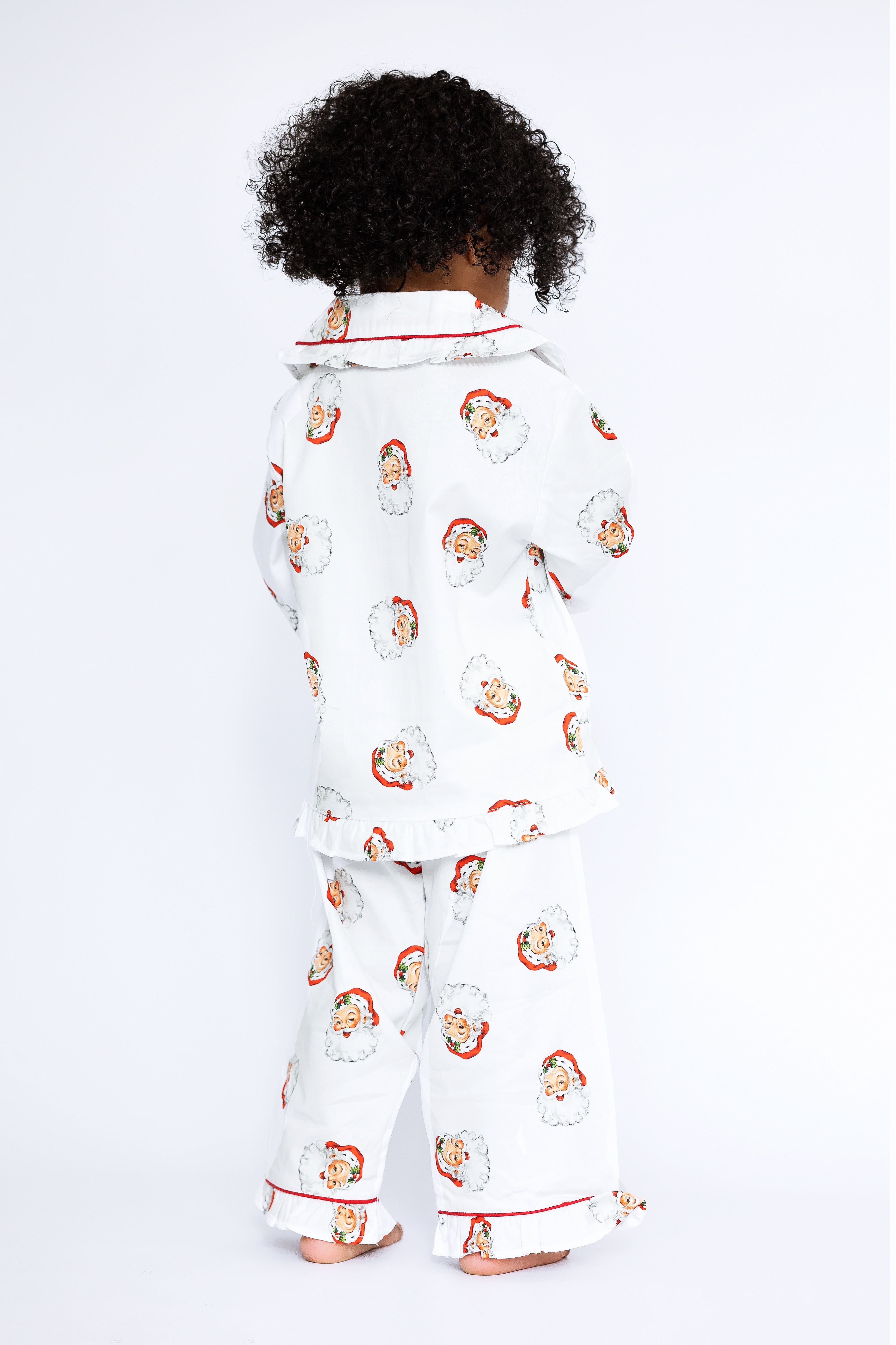 Children's Santa Print Pyjamas