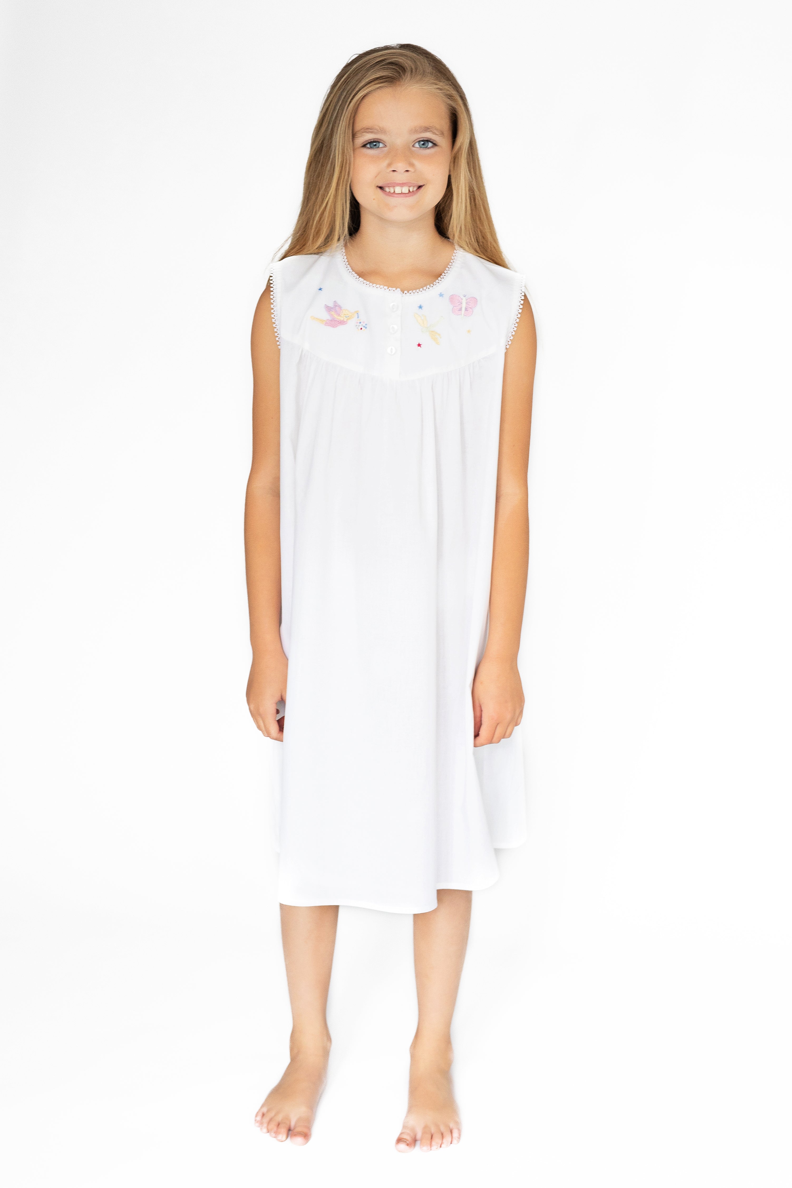Girl's Dragonfly Cotton Dress