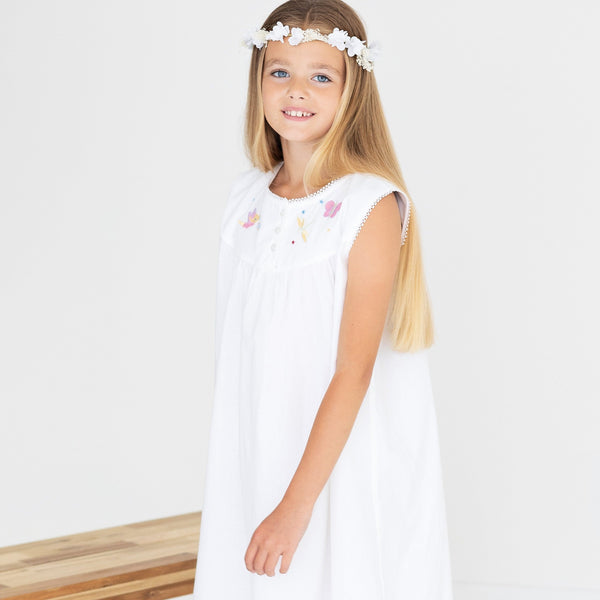 Girl's Dragonfly Cotton Dress