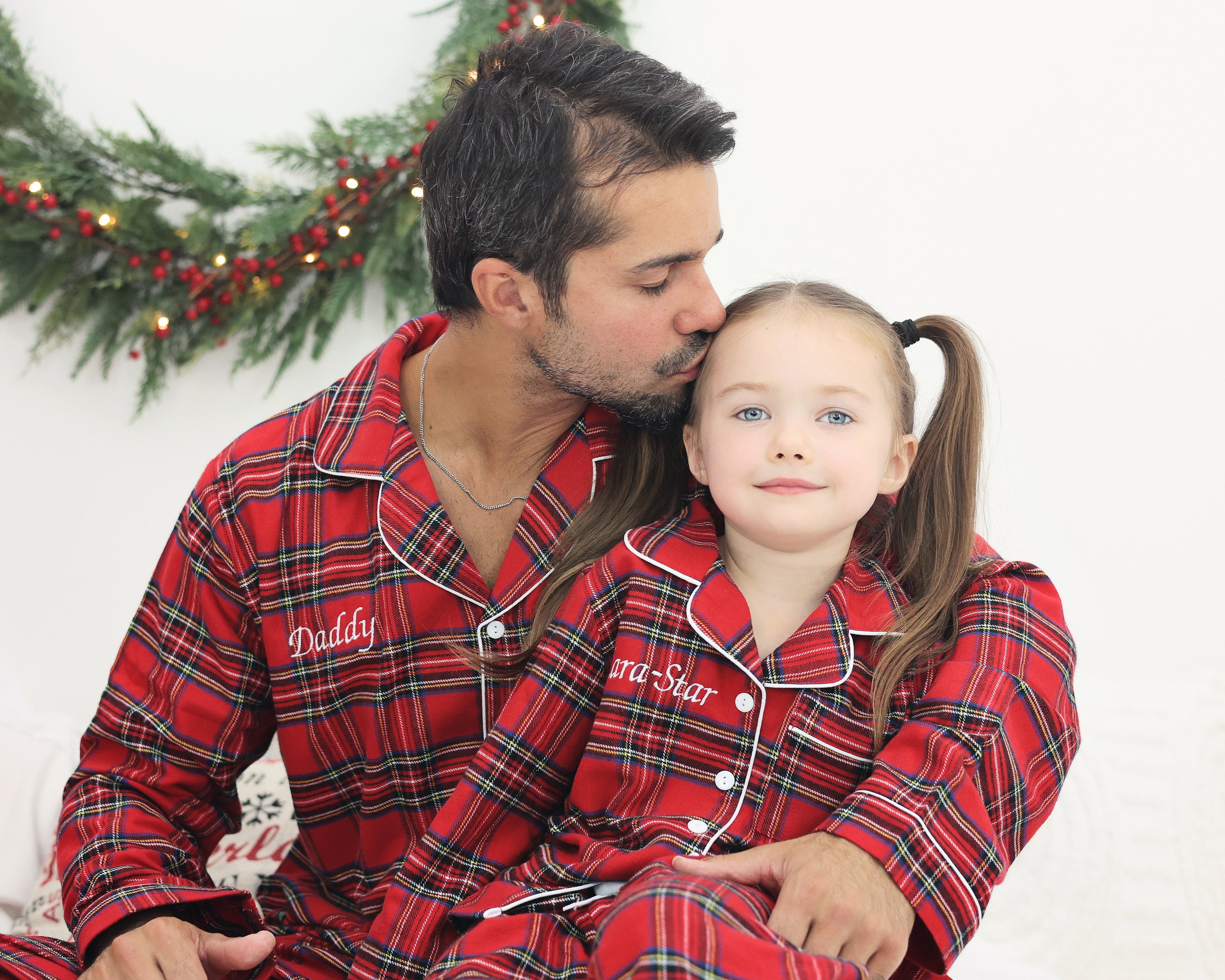 Children's Luxury Christmas Tartan Pyjamas