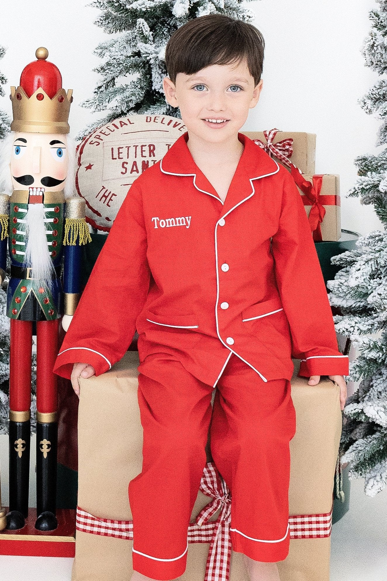 Boy's Gingerbread Christmas Pyjamas