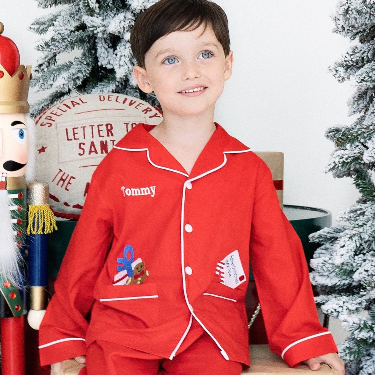 Boy's Gingerbread Christmas Pyjamas