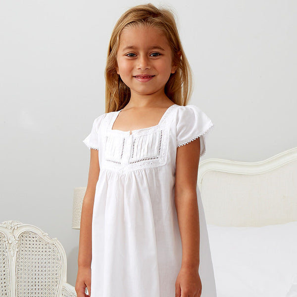 Girl's Mini Nicole Short Sleeve Cotton Dress
