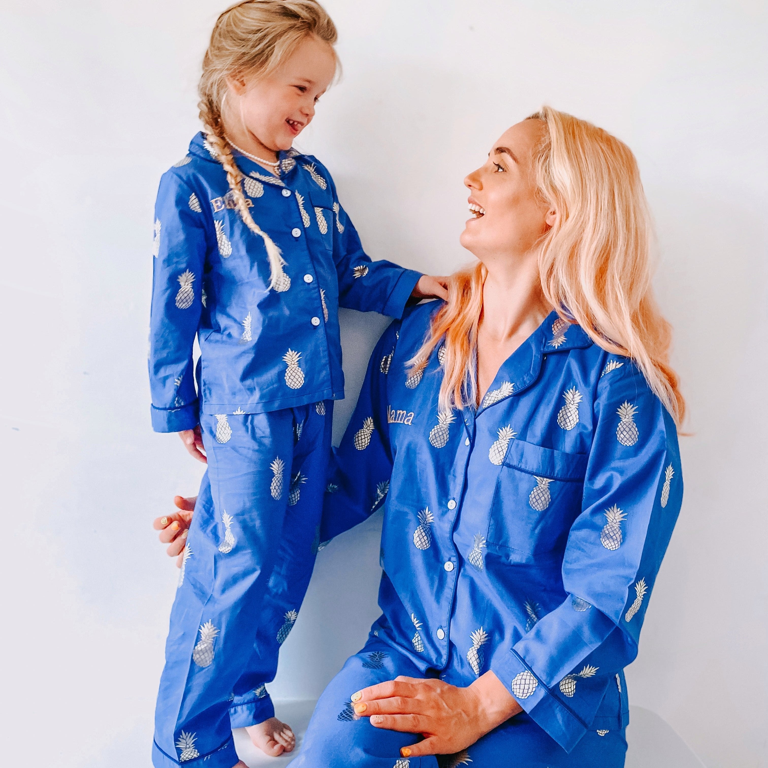 Girl's Cotton Pineapple Pyjamas