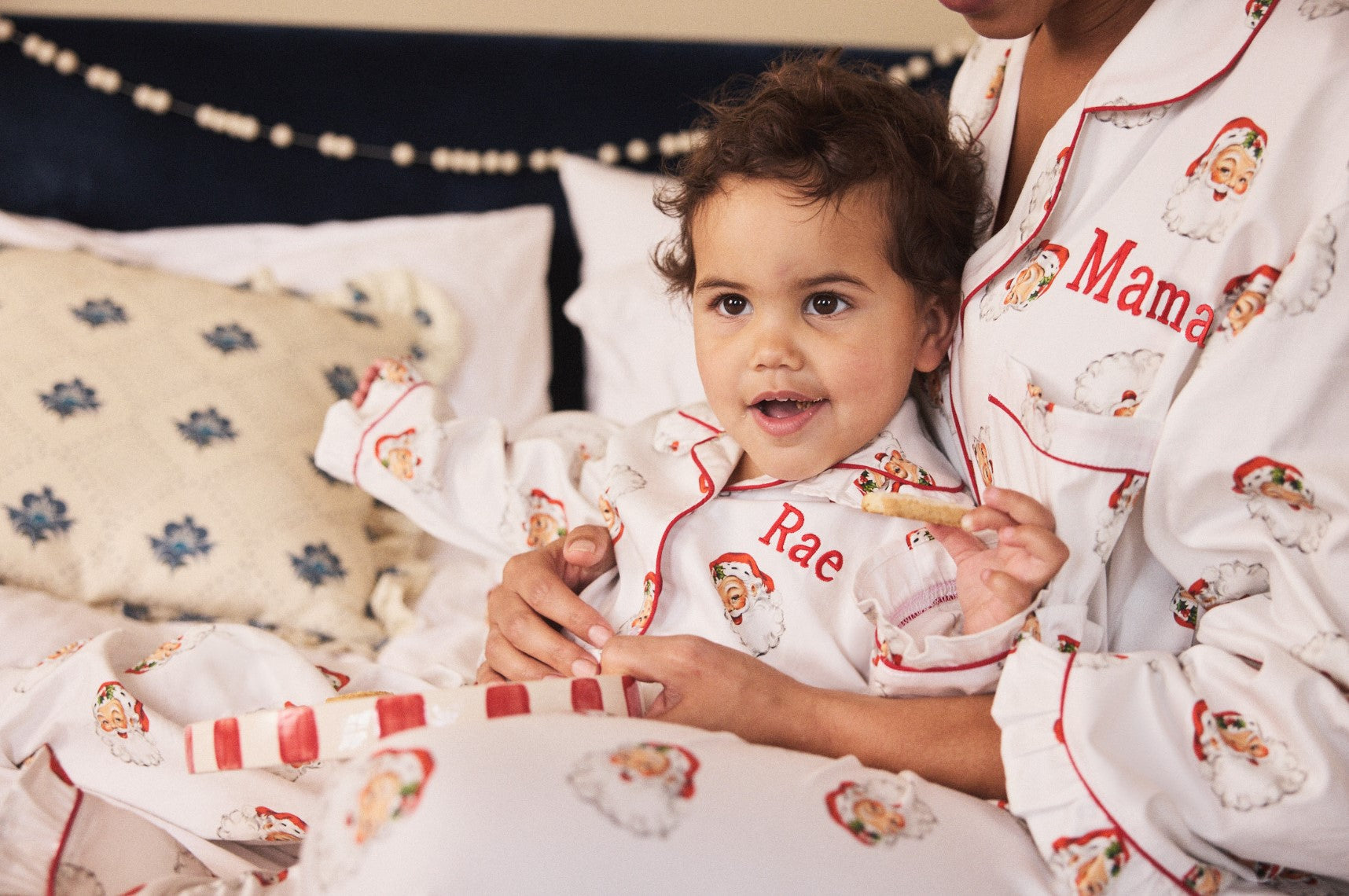 Children's Santa Print Pyjamas