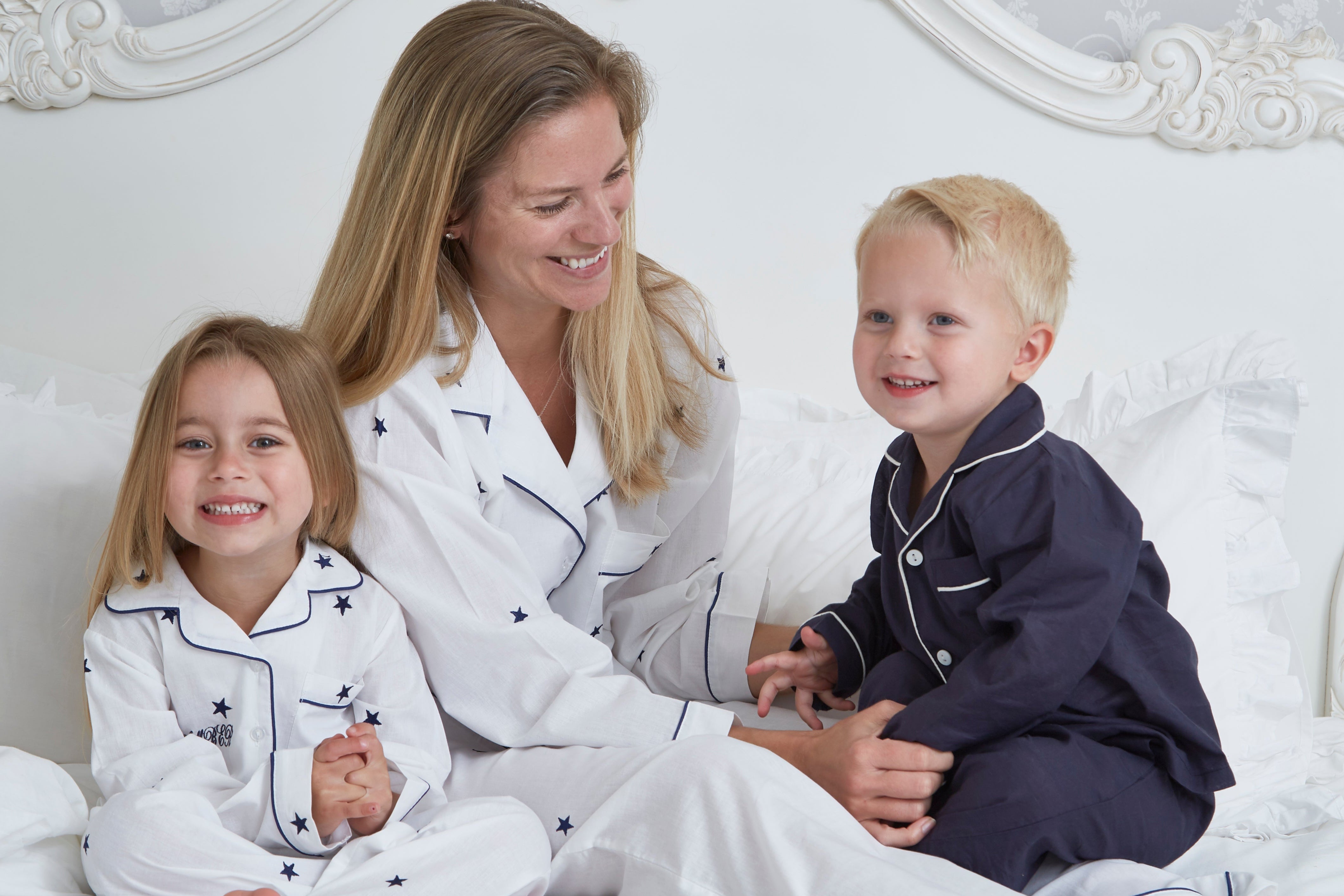 Boy's Cotton Navy Pyjamas