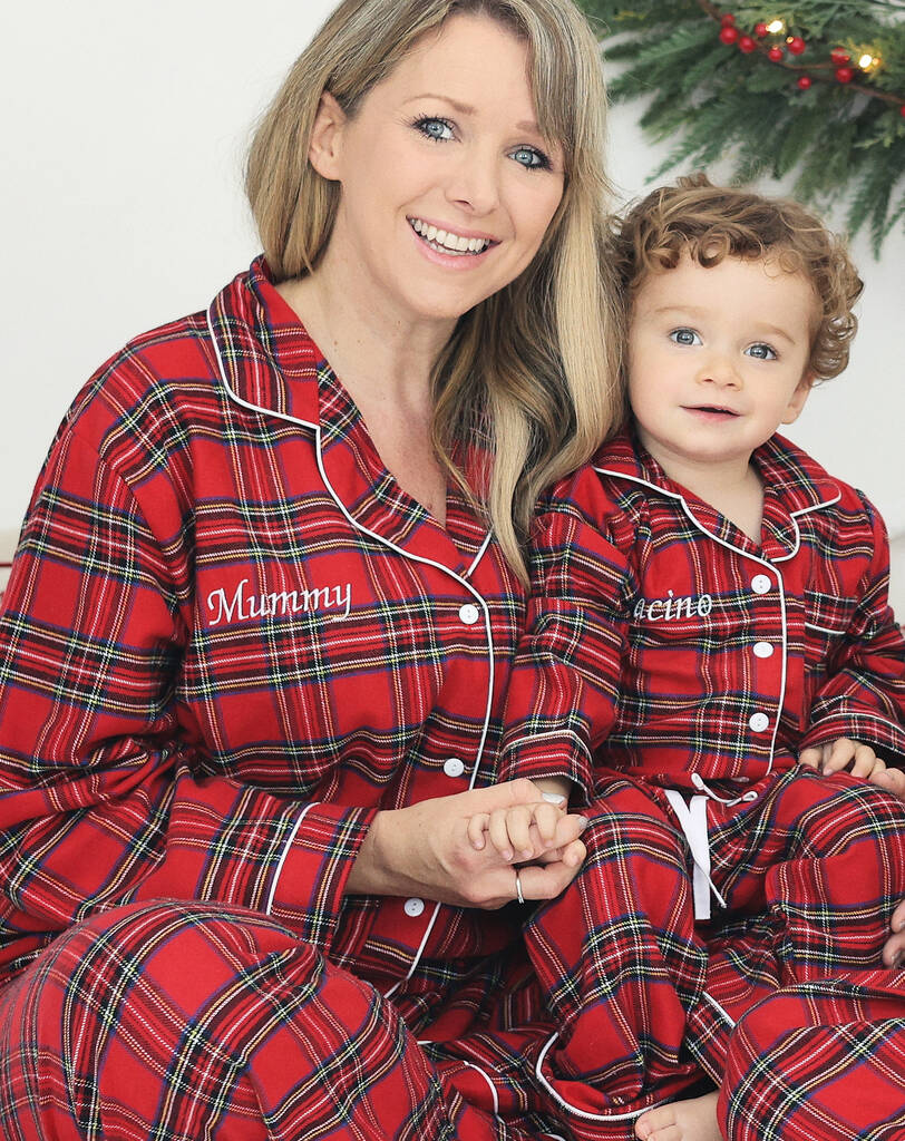 Children's Luxury Christmas Tartan Pyjamas