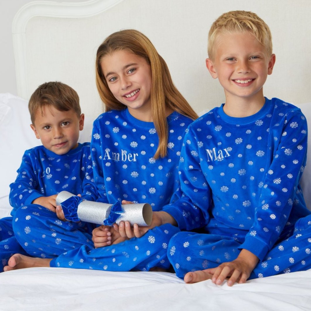 Children's Snowflake Christmas Pyjamas