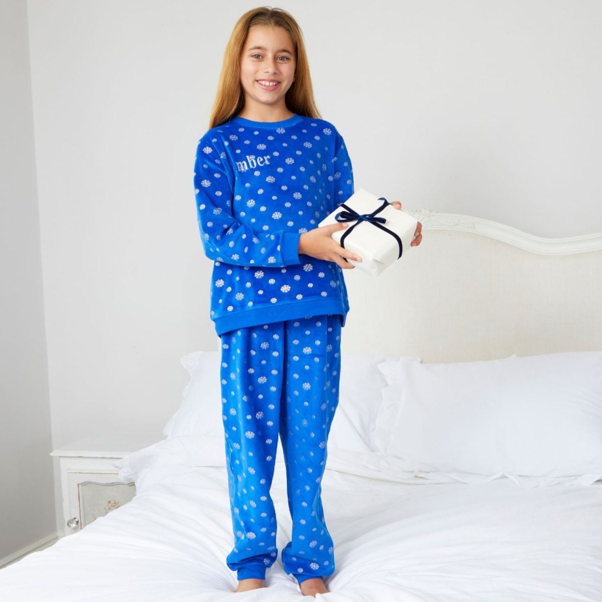 Children's Snowflake Christmas Pyjamas