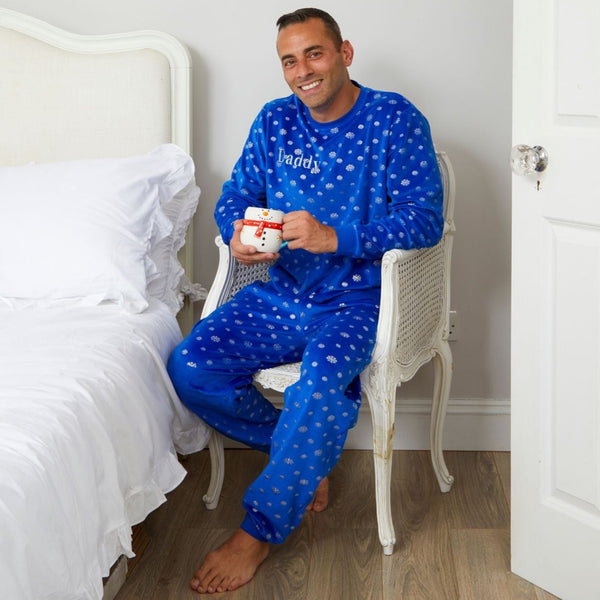 Men's Christmas Snowflake Pyjamas