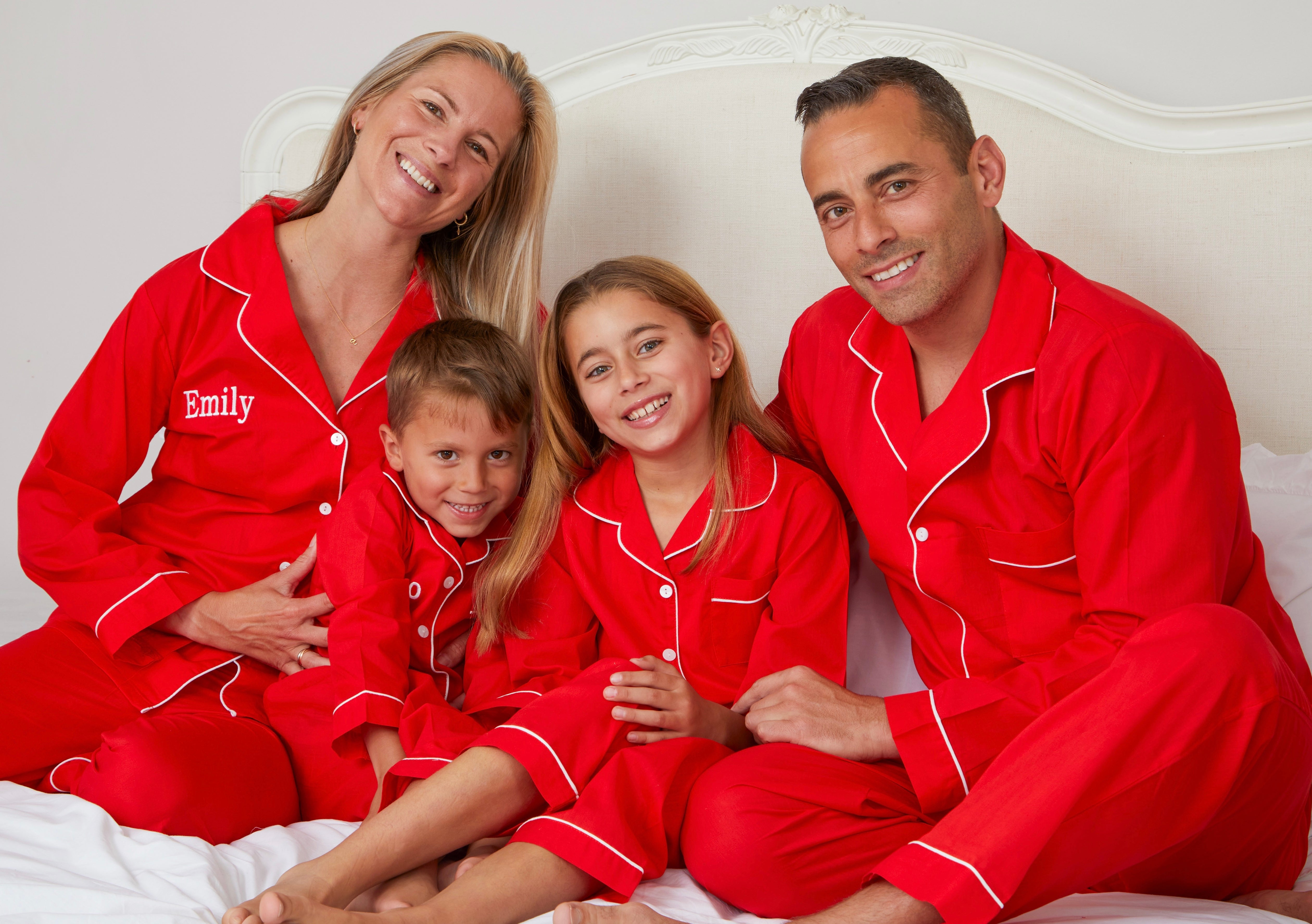 Children's Red Cotton Pyjamas