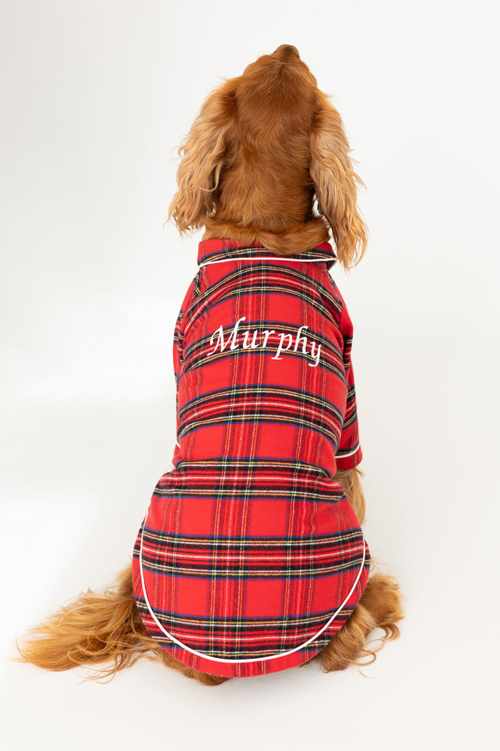 Dog's Tartan Christmas Pyjamas