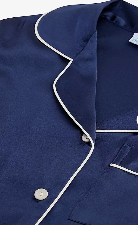 Boy's Cotton Navy Pyjamas