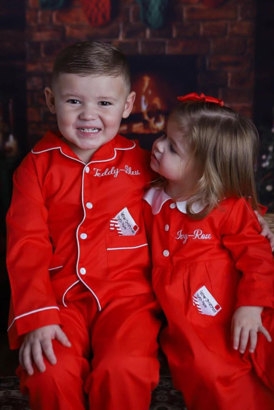 Boy's Gingerbread Christmas Pyjamas