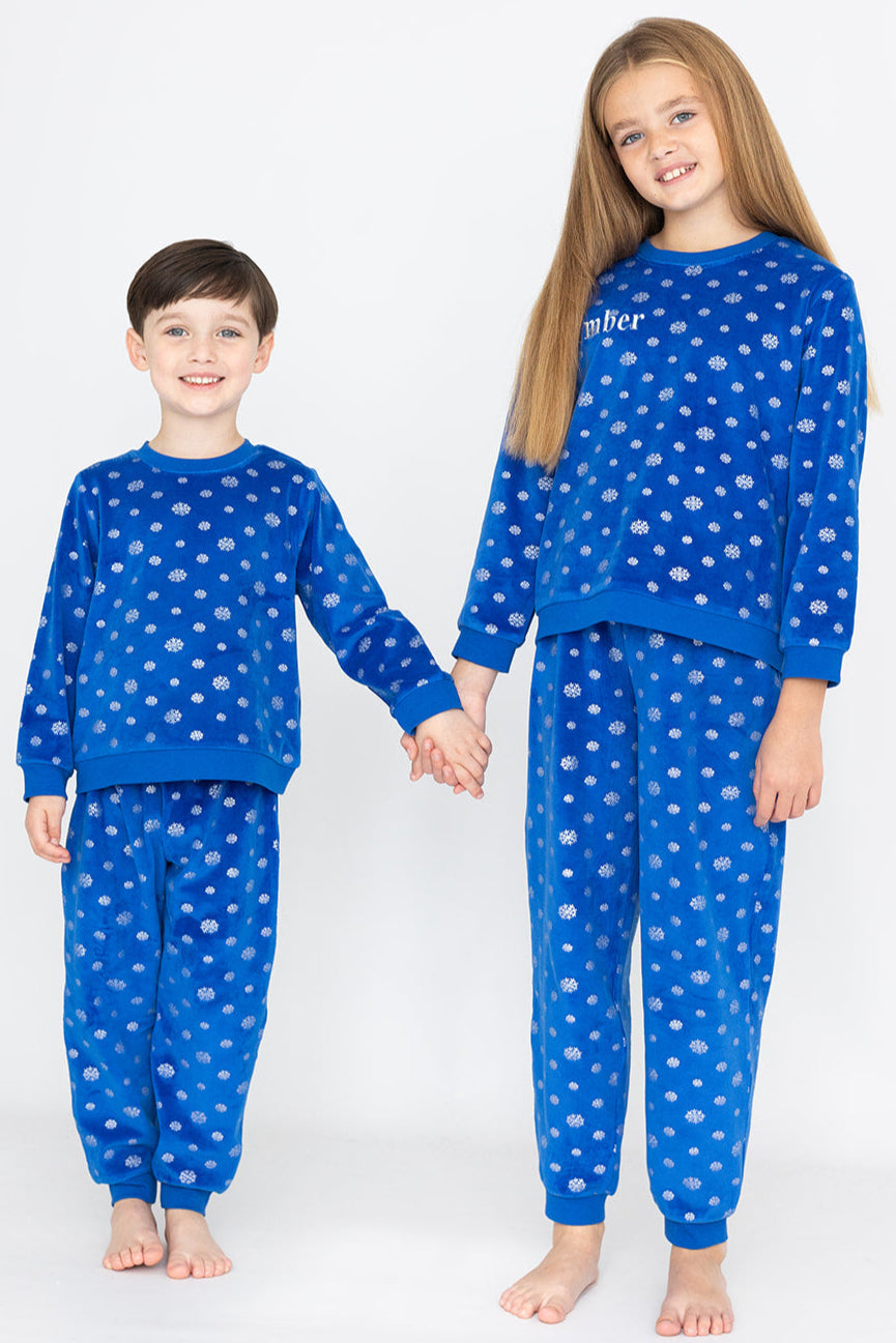 Children's Snowflake Christmas Pyjamas
