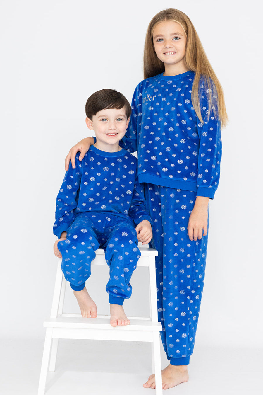 Children's Snowflake Christmas Pyjamas