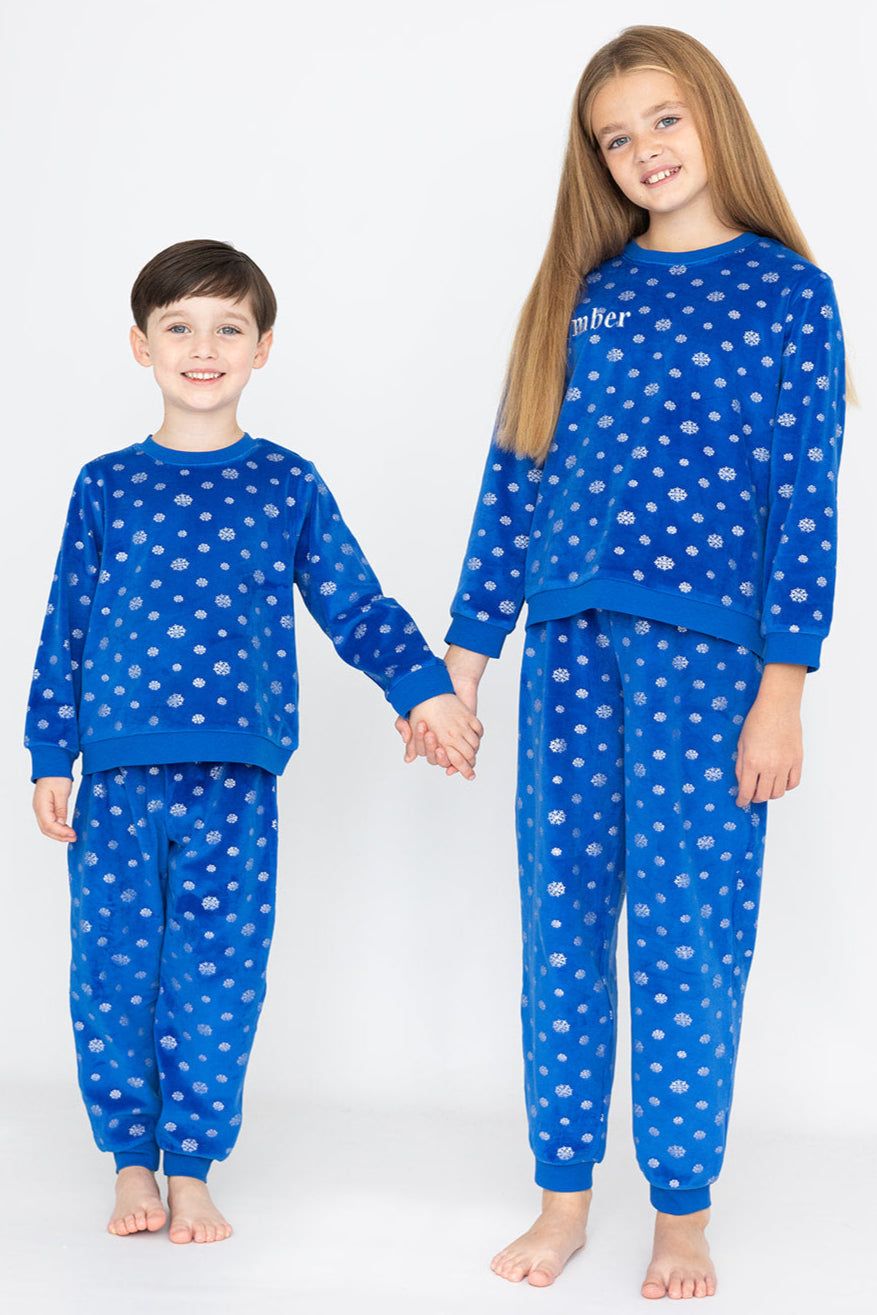 Children's Snowflake Christmas Pyjamas