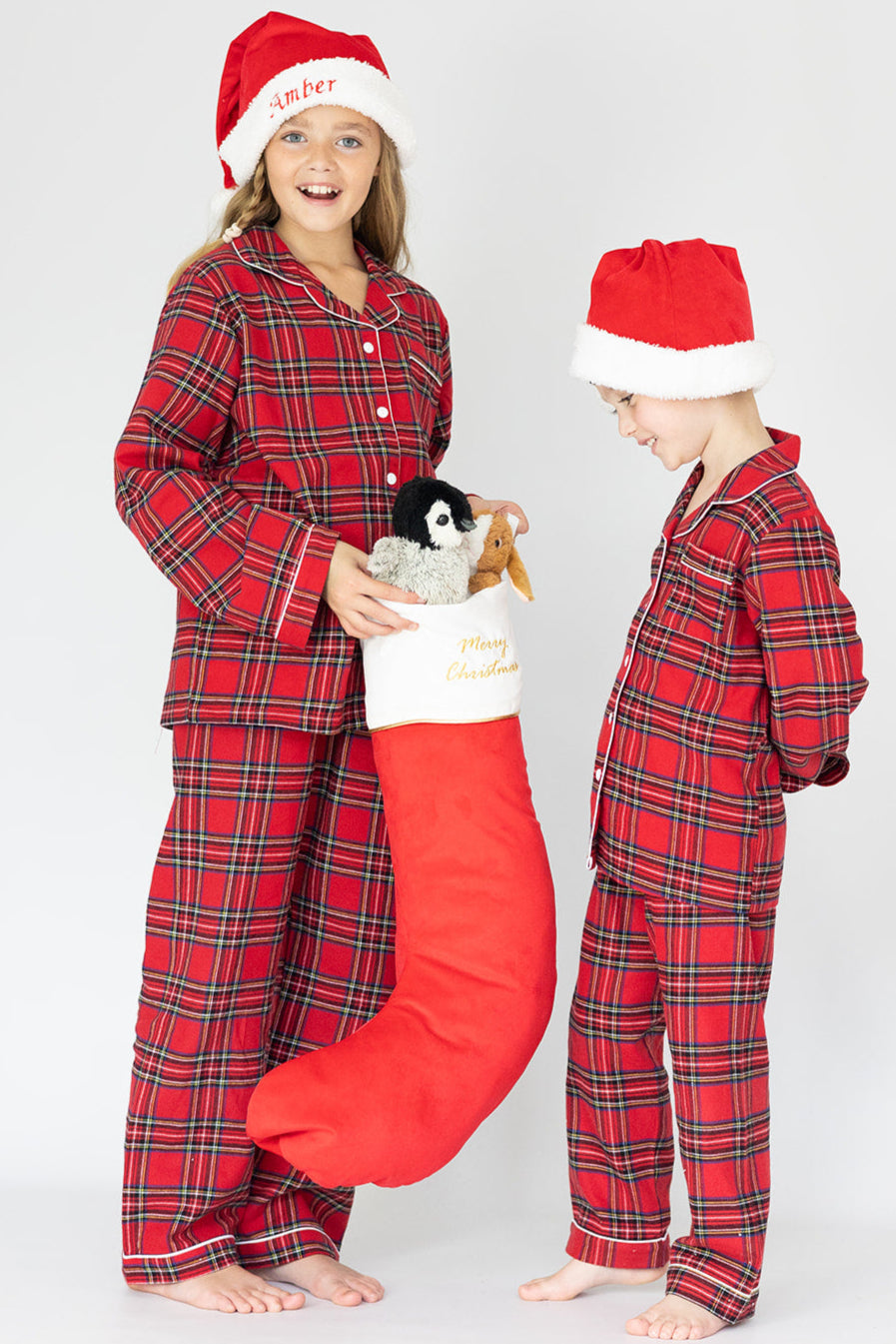 Children's Luxury Christmas Tartan Pyjamas