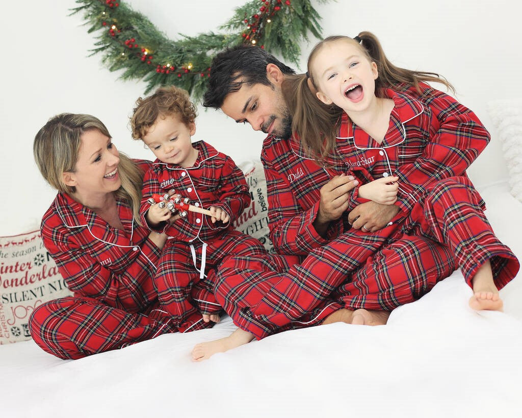 Children's Luxury Christmas Tartan Pyjamas