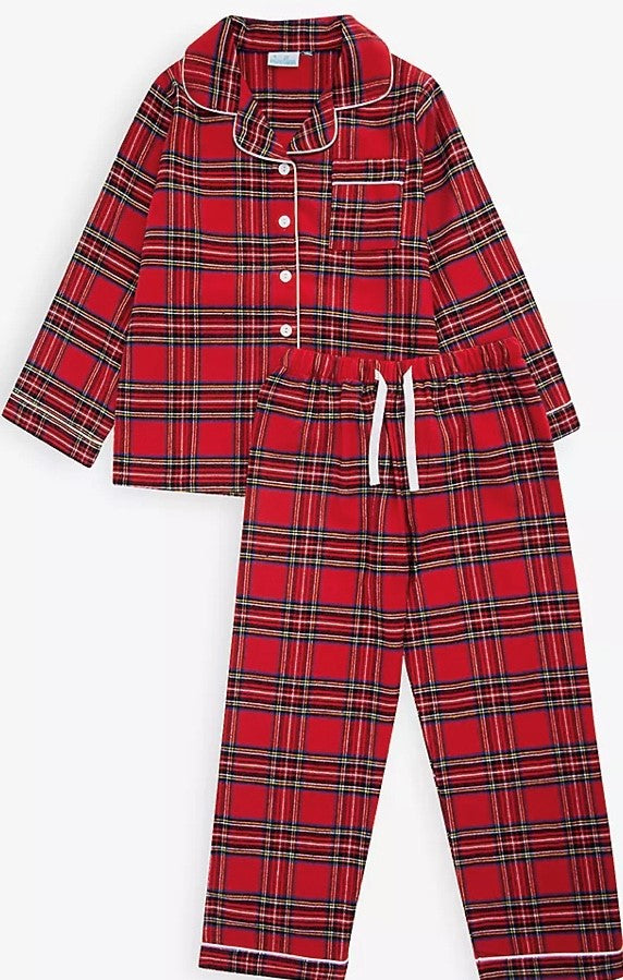 Children's Luxury Christmas Tartan Pyjamas
