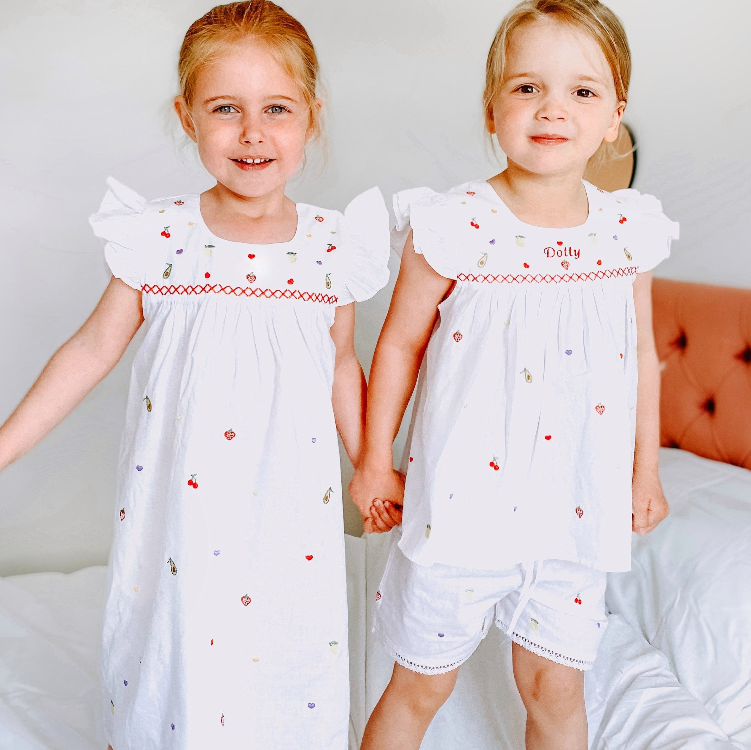 Girl's Fruit Pyjamas Short Set