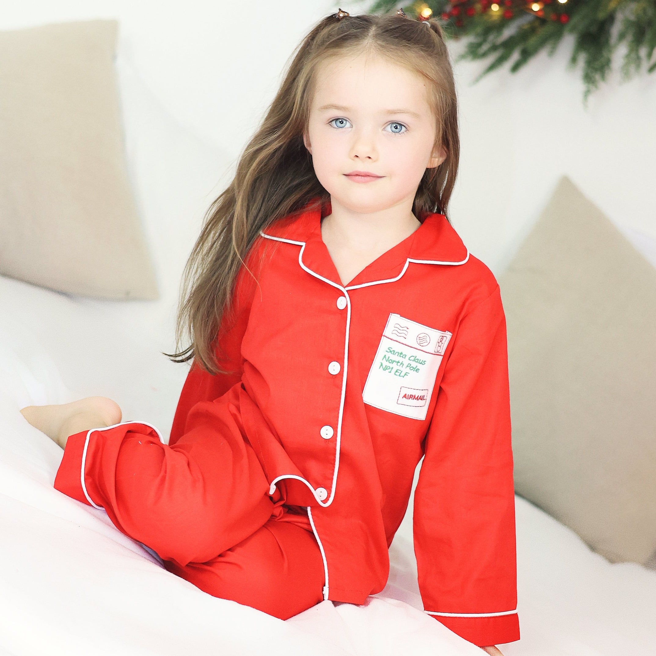 Children's Christmas Letter To Santa Pyjamas