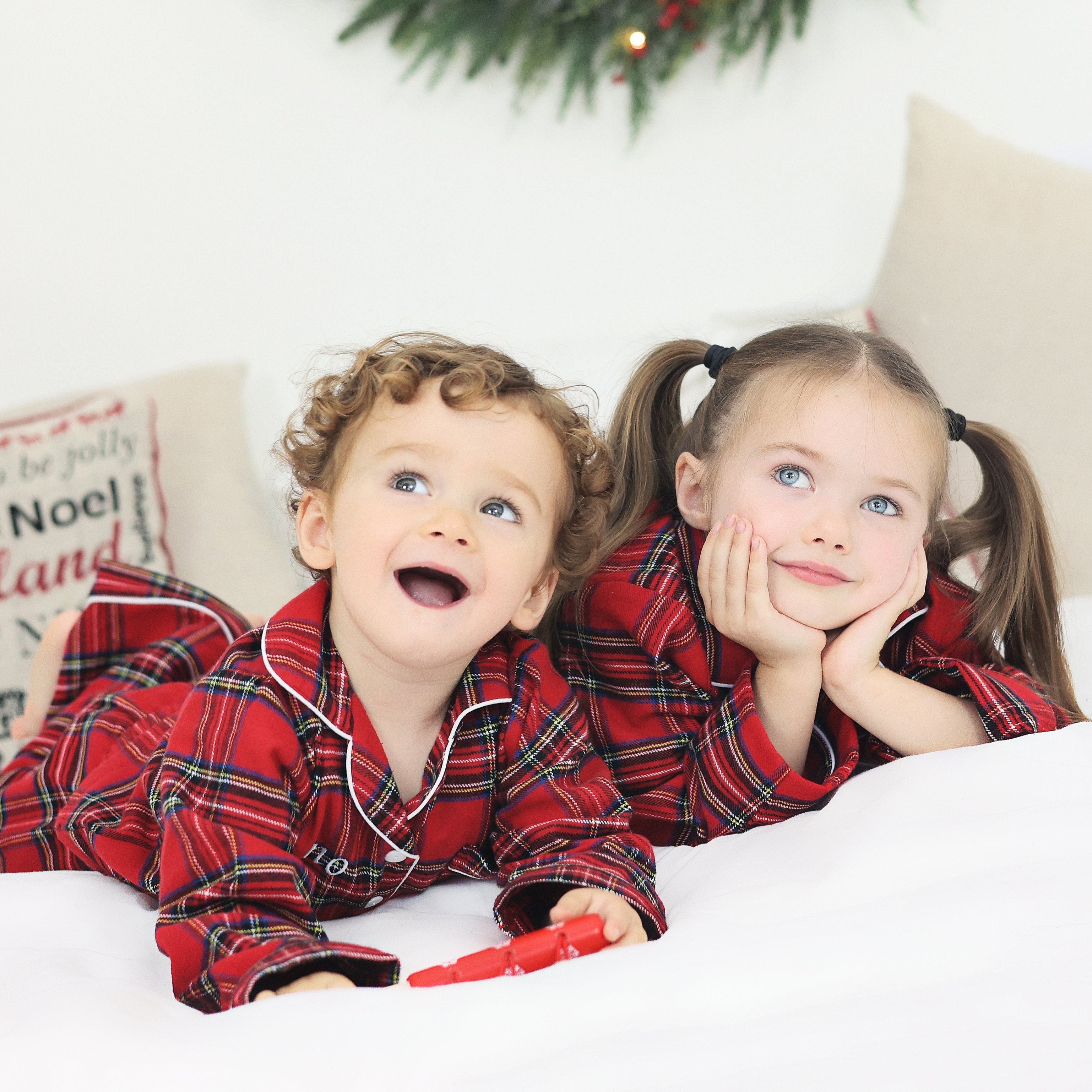 Children's Luxury Christmas Tartan Pyjamas